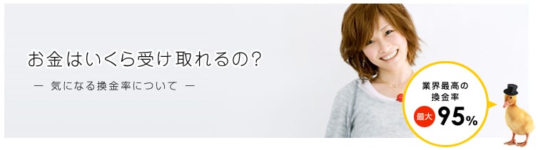 クレカ堂の換金率について