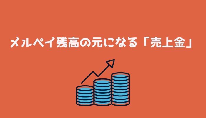 メルペイ残高の元になる「売上金」